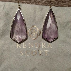 Kendra Scott gold and amethyst Caroline's